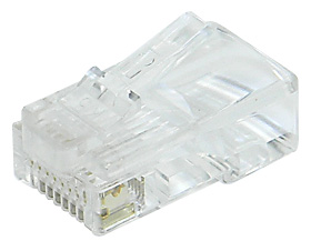 RJ-45 Cat5 Connector UL Modular Plug for Stranded Wire